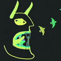 Free Your Mind Bird GIF by Barbara Pozzi