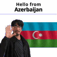 Azerbaijan Az Sticker