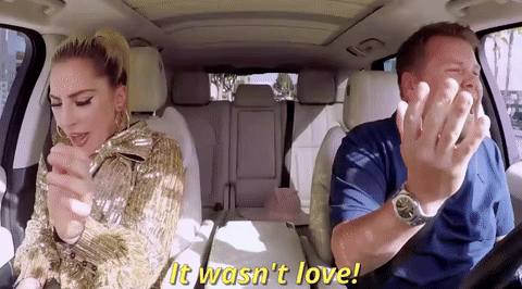 james corden GIF by Lady Gaga