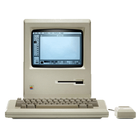 Apple Computer Mac Sticker by madebywar