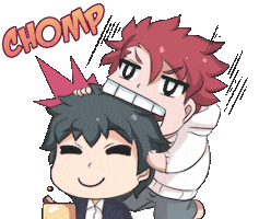 Bite Biting Sticker by Jin