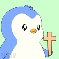 Pray Jesus Christ GIF by Pudgy Penguins