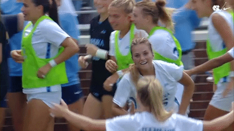 Excited North Carolina GIF by UNC Tar Heels
