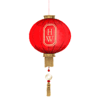 Red Lantern Christmas Sticker by Harry Winston