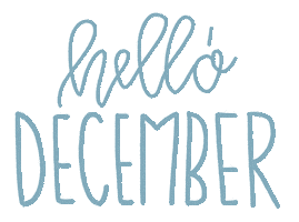December Hello Sticker