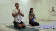 awesomenesstv twinmyheart twins veronicamerrell vanessamerrell merrelltwins lol namaste goats goatyoga yoga GIF
