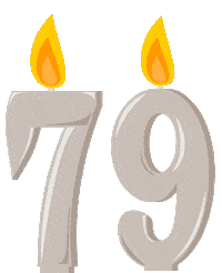 Birthday Flickering Sticker