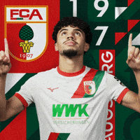 Football Looking Up GIF by FC Augsburg 1907