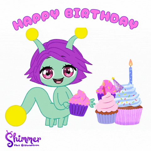 Happy Birthday GIF by ShimmertheGlowworm