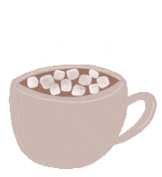 Hot Chocolate Winter Sticker