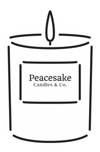 peacesake soy candle peacesake peacesake candle phthalate free Sticker