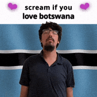 (silent) scream if you love botswana