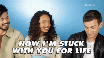 Stuck With You GIF by BuzzFeed