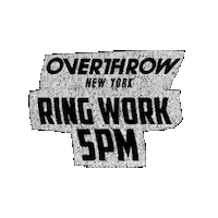 Boxing Fighting Sticker by OVERTHROW NEW YORK
