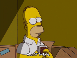 homer simpson poker GIF