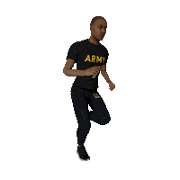 Us Army Running Sticker by GoArmy