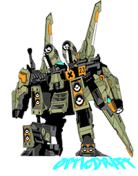 Robot Rave Sticker by Optic Drift