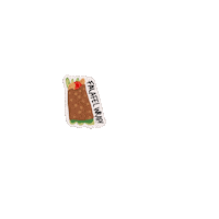 Hungry Mediterranean Food Sticker