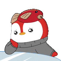 Sad Over It Sticker by Pudgy Penguins