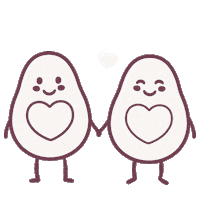 Avocado Sticker by Wilma Wunder