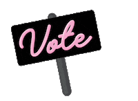 Vote Sticker by Glamour