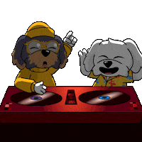 Excited Dance Sticker by BoDoggos