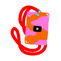 vidcon us pink Sticker by YouTube