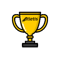 Winner Trophy Sticker by Atletis