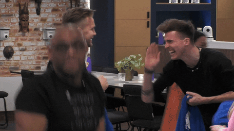 High Five Friends GIF by Big Brother 2022
