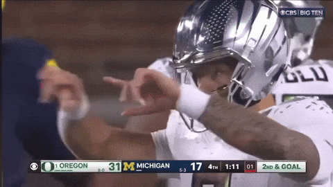 nathenhodges football oregon thumbs down oregon ducks GIF