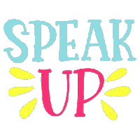 Speak Up Black Lives Matter Sticker by The Re-earth Initiative!