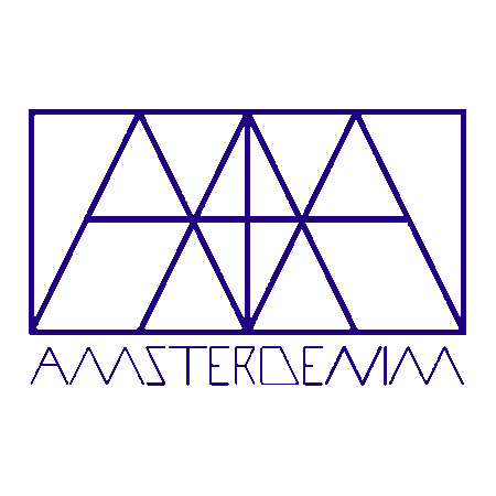 blue city logo Sticker by Amsterdenim
