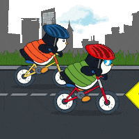 Compete Tour De France GIF by Pudgy Penguins