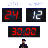 12 Away Sticker