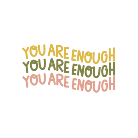 Daily Reminder You Are Enough Sticker by Passion Planner