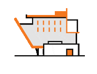 Data Center Building Sticker by HostDime