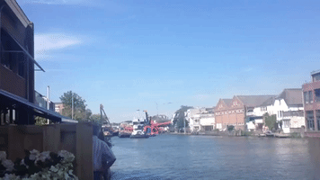 Crane Collapses in Alphen aan den Rijn
