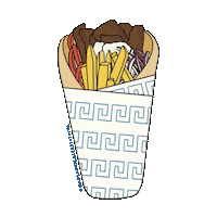 Greece Wrap Sticker by OAKLAND GREEK FESTIVAL