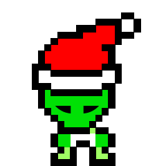 greenmangaming giphyupload christmas santa alien Sticker