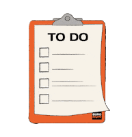 BURORUW done Todo todolist klaar Sticker