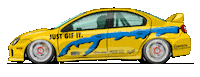 Neon Race Sticker by kneapolitan