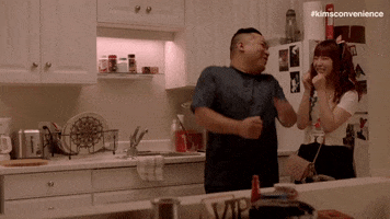 happy dance GIF by Kim's Convenience