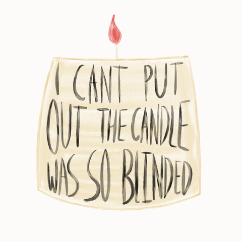Aidee2000 giphyupload candle blind blinded GIF