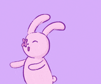 MirrorBuns dance pink kawaii bunny GIF
