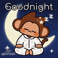 Sleepy Good Night GIF by Chimpers