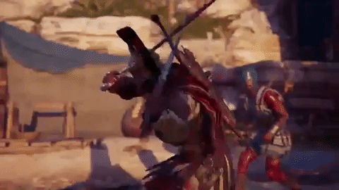 combat sparta GIF by Assassin's Creed