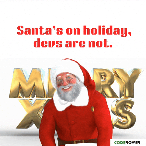 Christmas Santa GIF by CodeRower