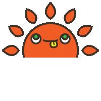 New Year Sun Sticker