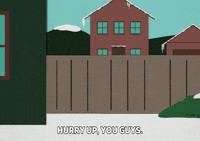 eric cartman snow GIF by South Park 