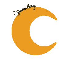 Scared Night Sky Sticker